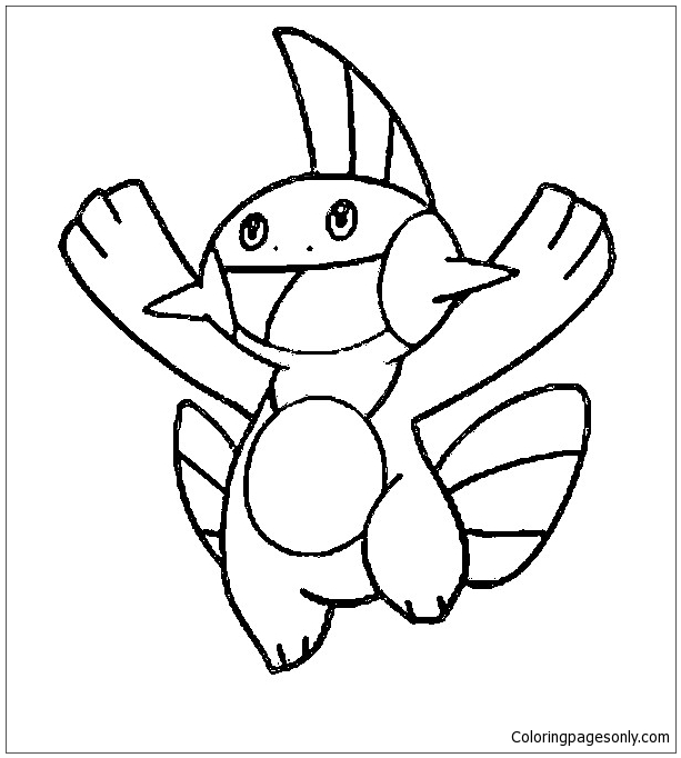 mudkip coloring pages