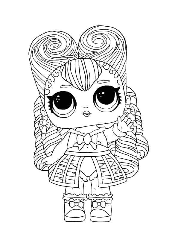 Lol Suprise Doll Masquerade Coloring Pages