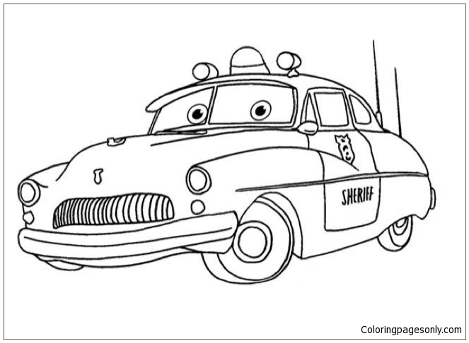 Mater en Sally Carrera van Disney Cars