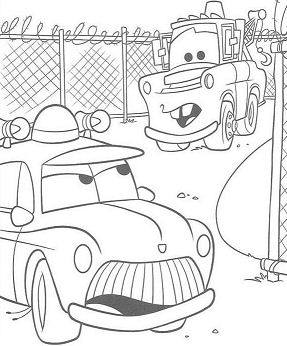 Mater Tall Tales Disey Cars 2 Coloring Page
