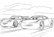 McQueen and Ramirez from Cars 3 from Disney Cars Coloring Pages