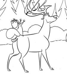 McSquizzy Attacks Hunters Coloring Page