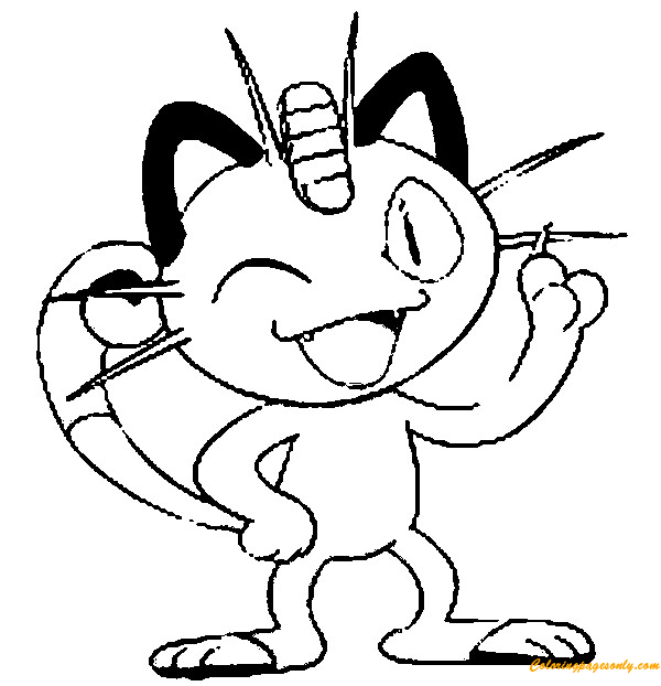 Pokemon Meowth da Personaggi Pokemon