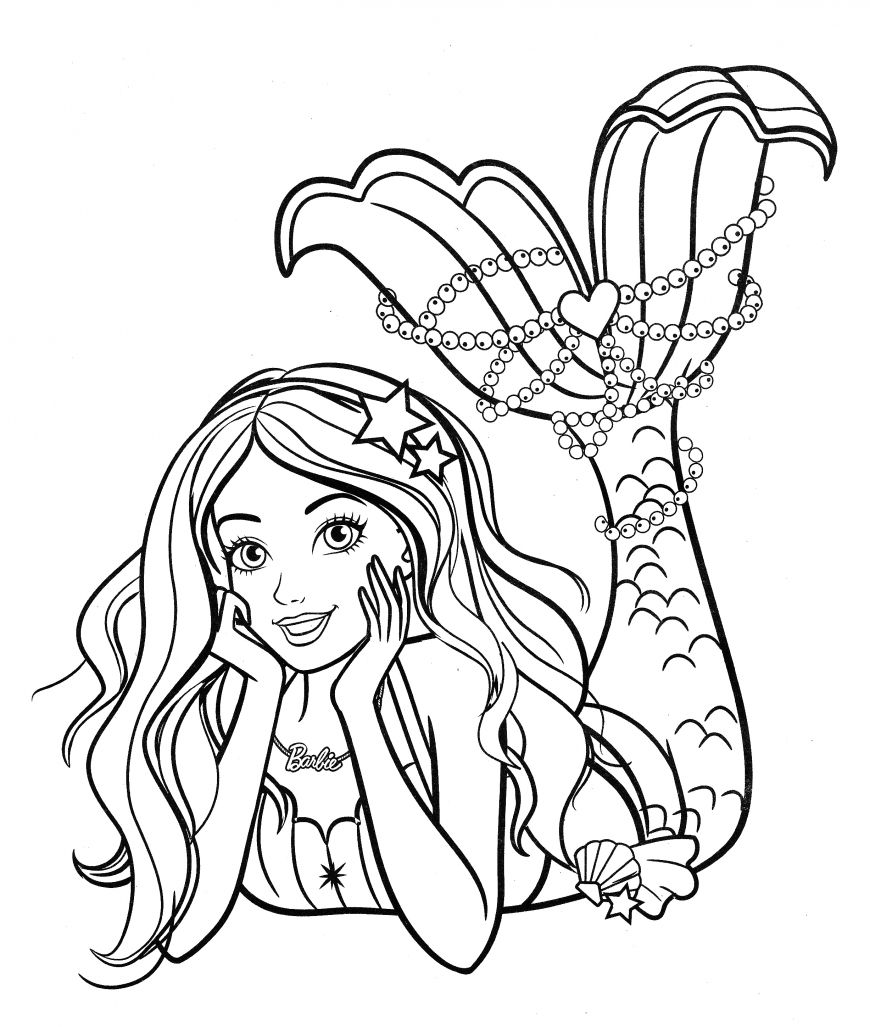 Mermaid Princess Coloring Pages   Cartoons Coloring Pages ...