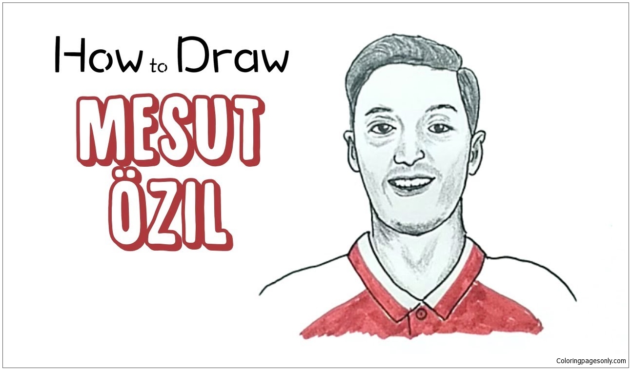 Mesut Özil-image 6 Coloring Pages