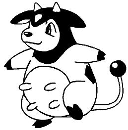 Miltank Pokemon Coloring Pages