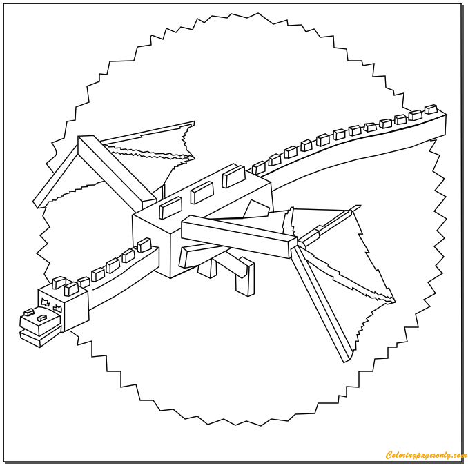 Minecraft Enderdraak van Minecraft