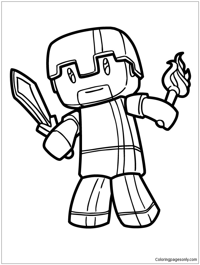 4800 Minecraft Coloring Pages Online  Best HD