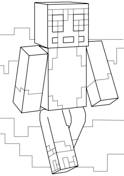 Minecraft Stampy from Minecraft Coloring Pages