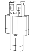 Minecraft Stampylongnose from Minecraft Coloring Pages
