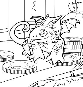 Download Awesome Mudwing Dragon Coloring Page - Free Coloring Pages Online