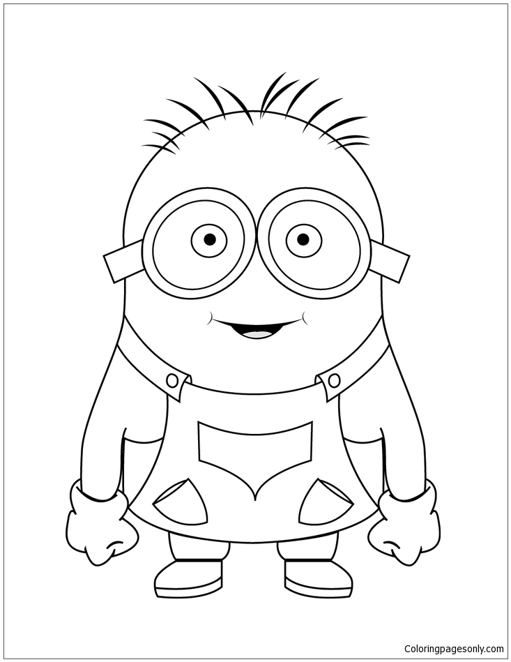 Minion 3 Coloring Pages