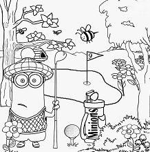 Minion Dave From Despicable Me 2 Coloring Page