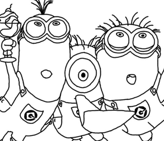 Minions Despicable Me S3347 Coloring Page
