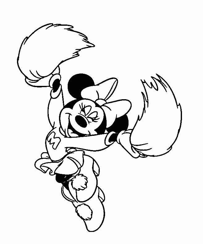 Minnie Mouse danse le sport de Minnie Mouse