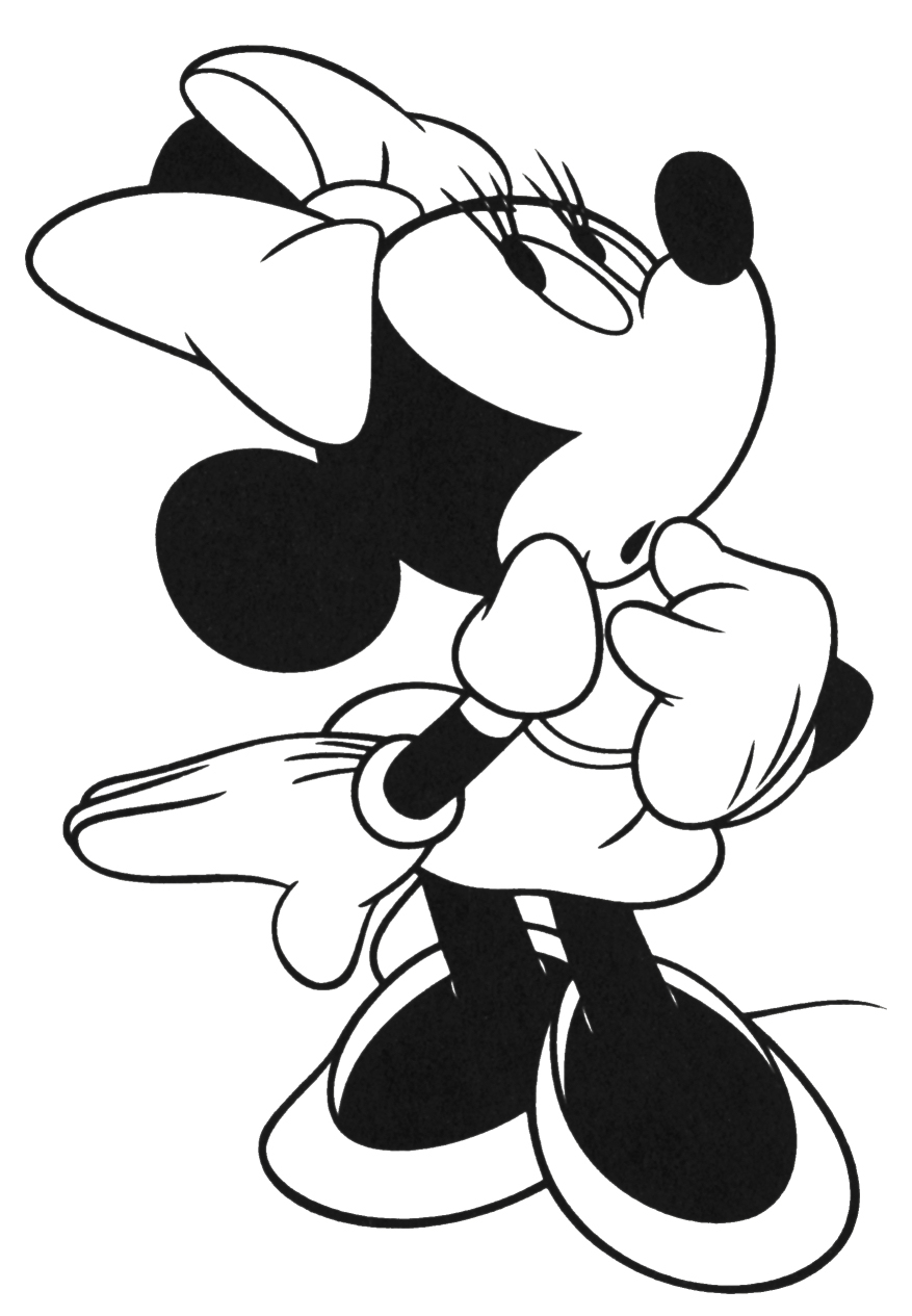 Minnie Mouse Coloring Pages Coloring Pages For Kids And Adults