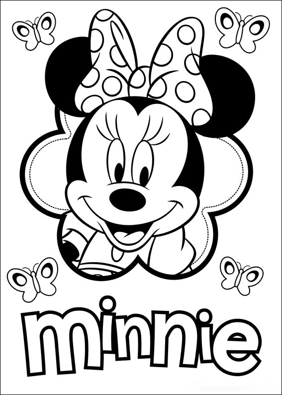 Minnie Coloring Pages