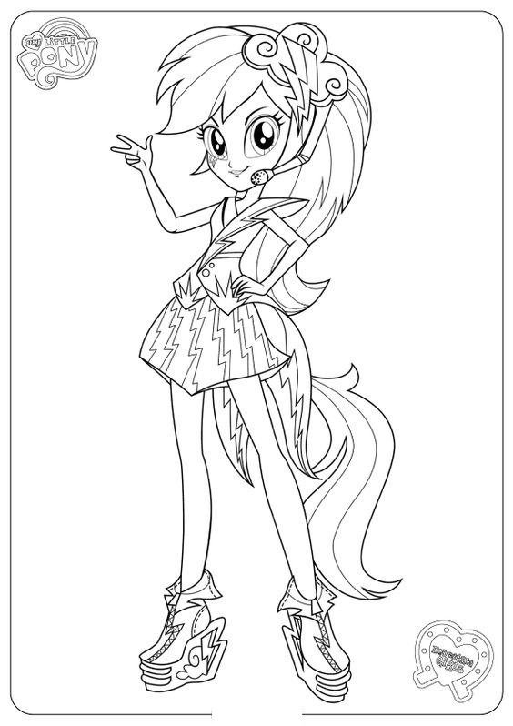 Personagem MLP Equestria Girls Rainbow Rocks de Equestria Girls