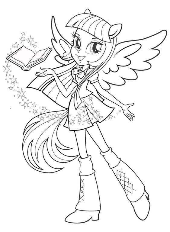 Coloriages Twilight Sparkle De Equestria Girls Images And Photos Finder
