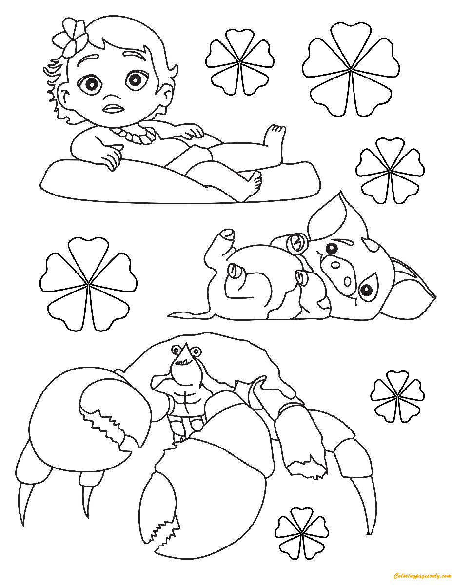 moana disney coloring pages