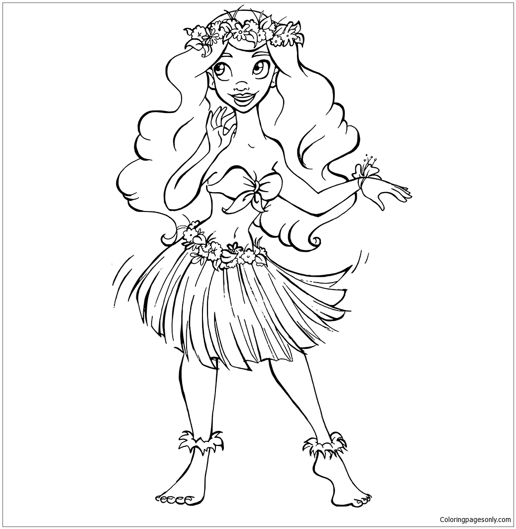 Download Moana Disney Princess Line Art Coloring Pages - Cartoons Coloring Pages - Free Printable ...