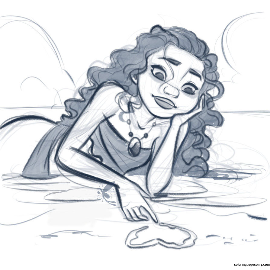 Croquis de Moana de Moana