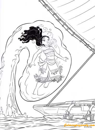 Moana Waialiki Coloring Pages - Cartoons Coloring Pages - Coloring