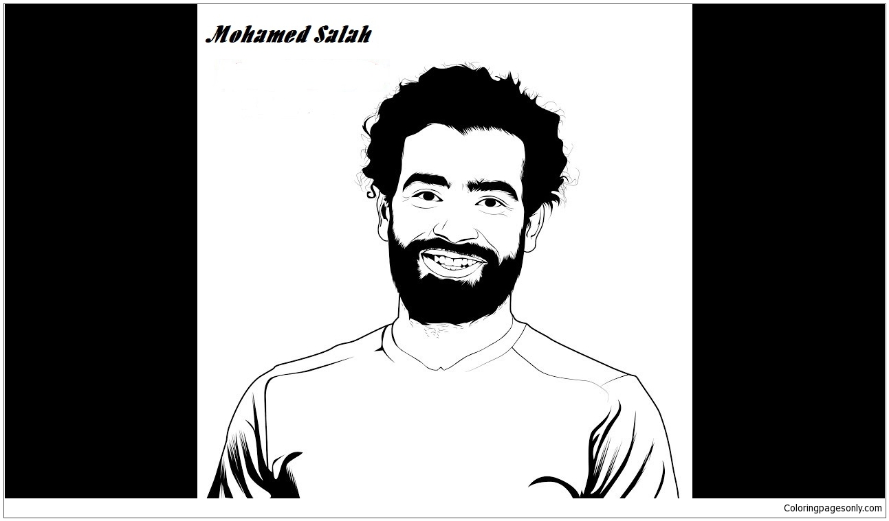 Mohamed Salah-image 12 Coloring Pages