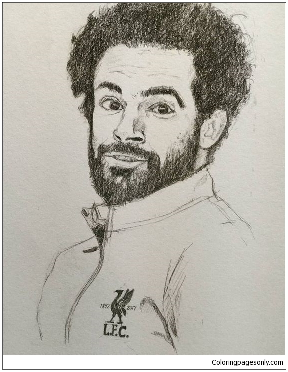 Mohamed Salah-image 15 Coloring Pages