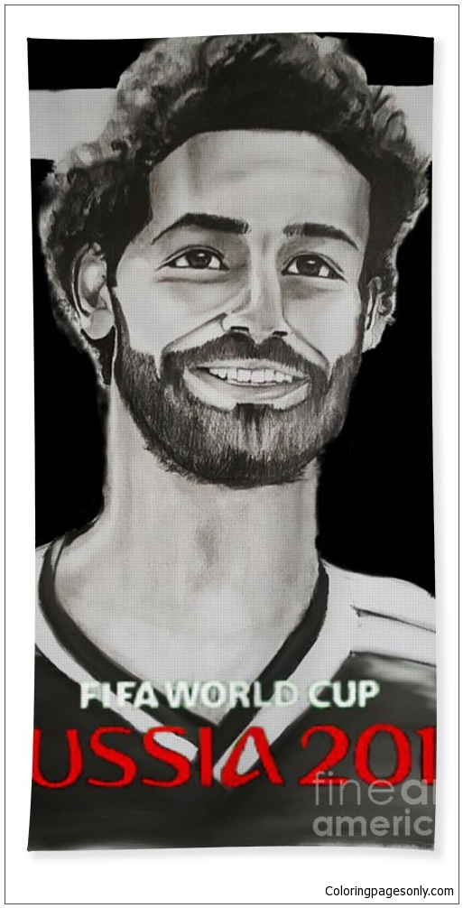 Mohamed Salah-image 9 Coloring Pages