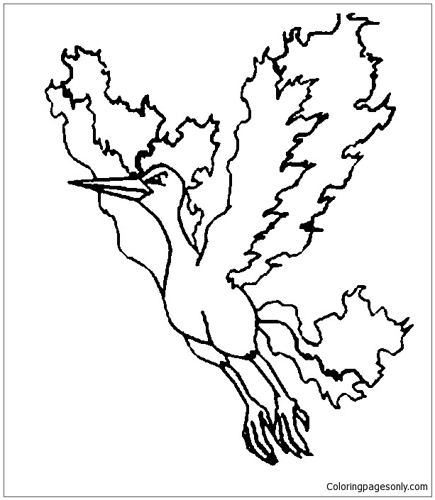 Moltres Pokemon Coloring Page Free Coloring Pages Online