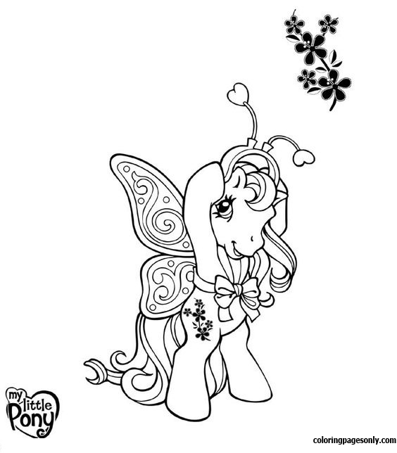 Mon Petit Poney My Little Pony Coloring Page