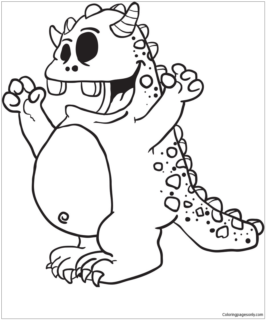 doodle monster math coloring