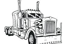 Monster Trucks Coloring Page
