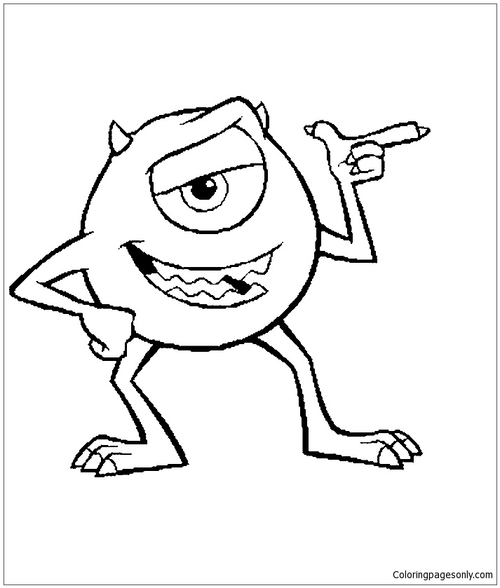 Monsters Inc Coloring Pages Funny Coloring Pages Coloring Pages For Kids And Adults