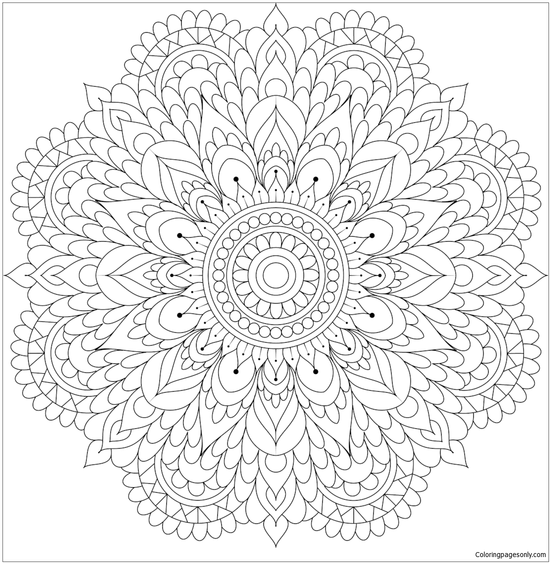 Mandala dell'alba mattutina da Mandala