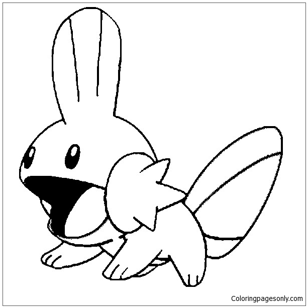 Mudkip-Pokémon von Pokemon-Charakteren