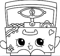 Music Box Shopkins Coloring Pages