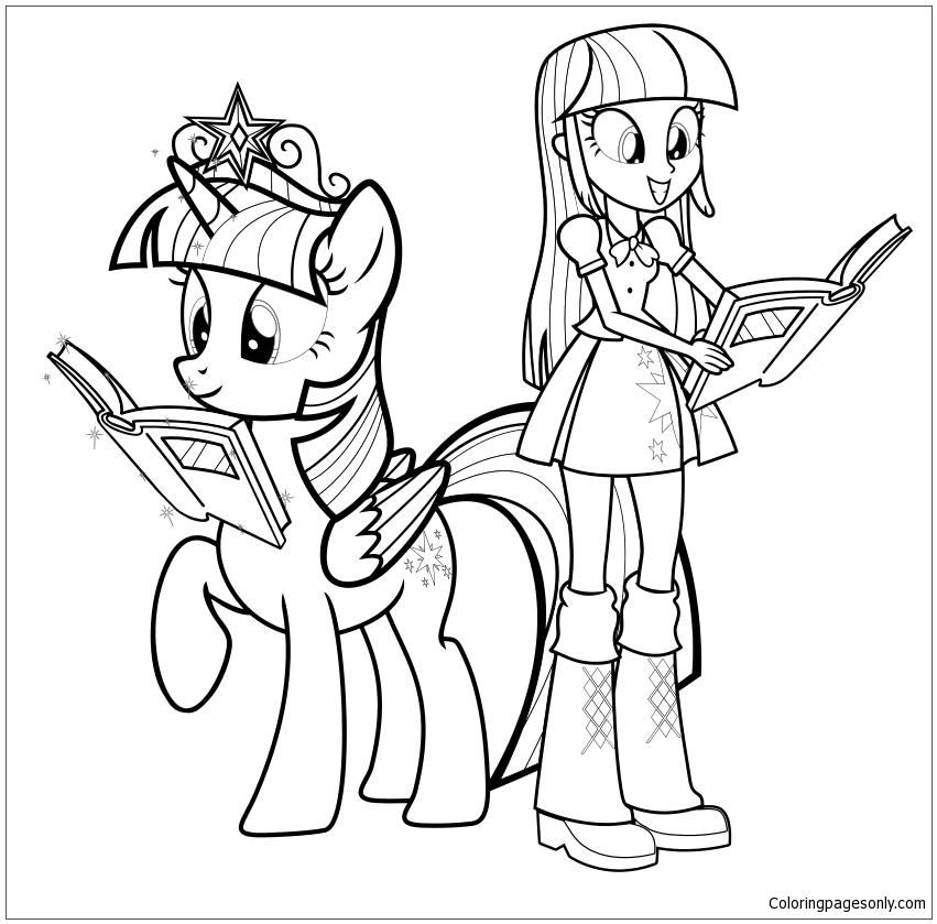 My Little Pony - image 1 Coloring Pages - Cartoons Coloring Pages