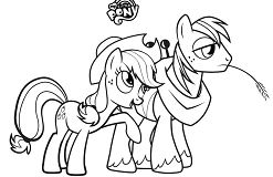 My Little Pony Base Coloring Pages