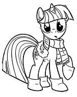 My Little Pony Christmas 1 Coloring Page