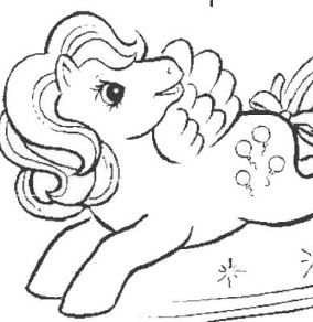 My Little Pony In A Magic World Coloring Pages