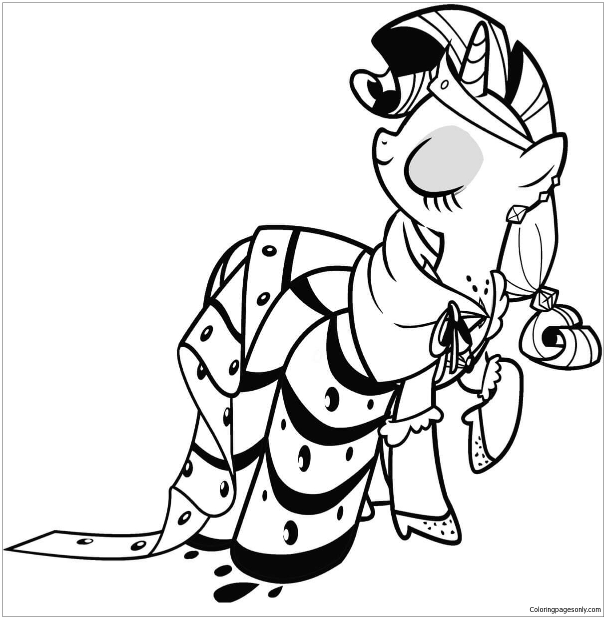 My Little Pony love base Coloring Page