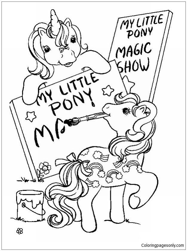 Spectacle de magie Mon petit poney de MLP