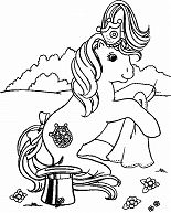 My Little Pony Performing Magic Coloring Pages