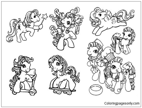 My Little Pony Photo Gallery Coloring Pages