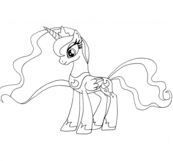 My Little Pony Princess Luna Coloring Page