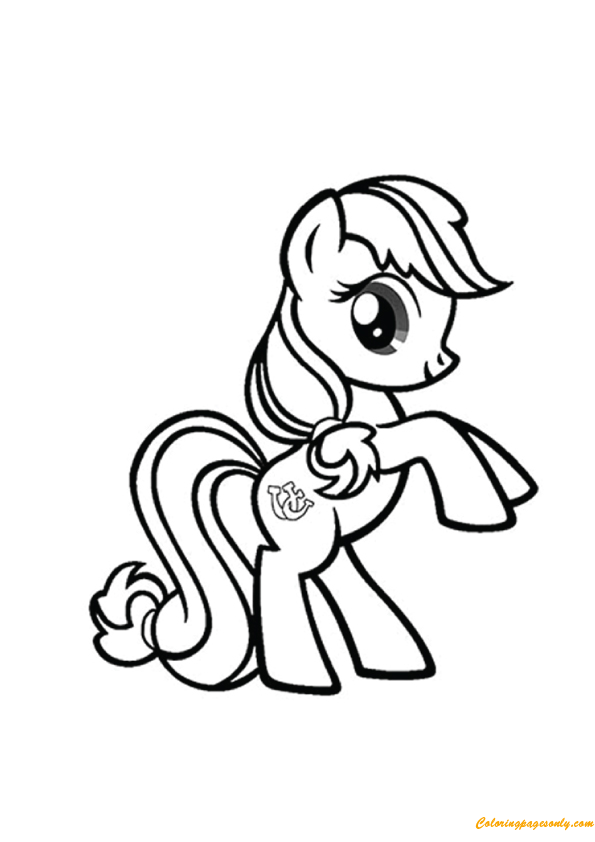 My Little Pony Shoeshine Flip Coloring Pages