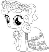 My Little Pony Sweetie Belle Coloring Page