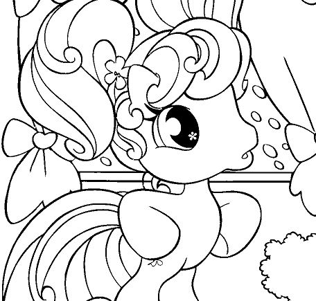 My Little Pony With New Room Coloring Pages